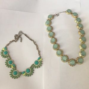 Baublebar green necklace bundle